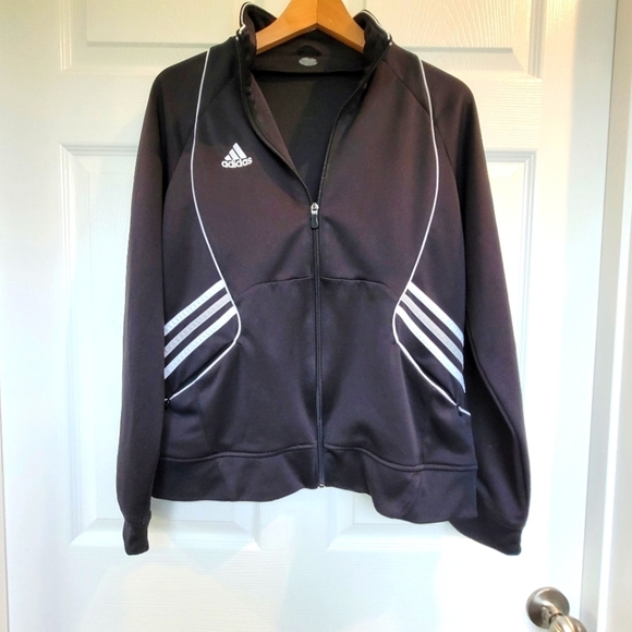 Adidas Team Performance Climalite Athletic Old School Track Jacket Women… - Picture 1 of 16